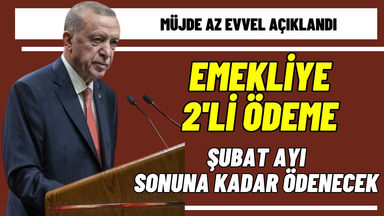 Müjde Az Önce Geldi SSK BAĞKUR'lu Emekli Şubat Bitmeden 2'li Ödeme Olacak