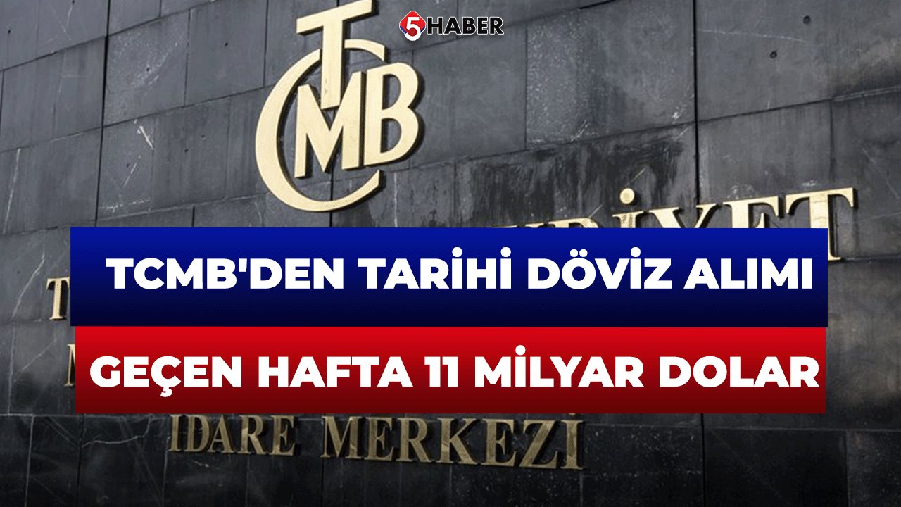 TCMB'den Tarihi Döviz Alımı: Geçen Hafta 11 Milyar Dolar