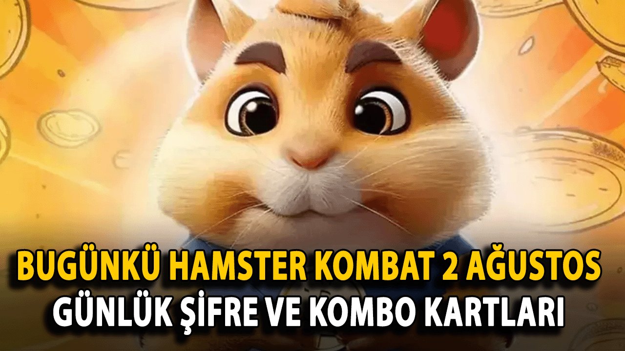 Bugünkü Hamster Kombat 2 Ağustos Günlük Şifre ve Kombo Kartları 2024