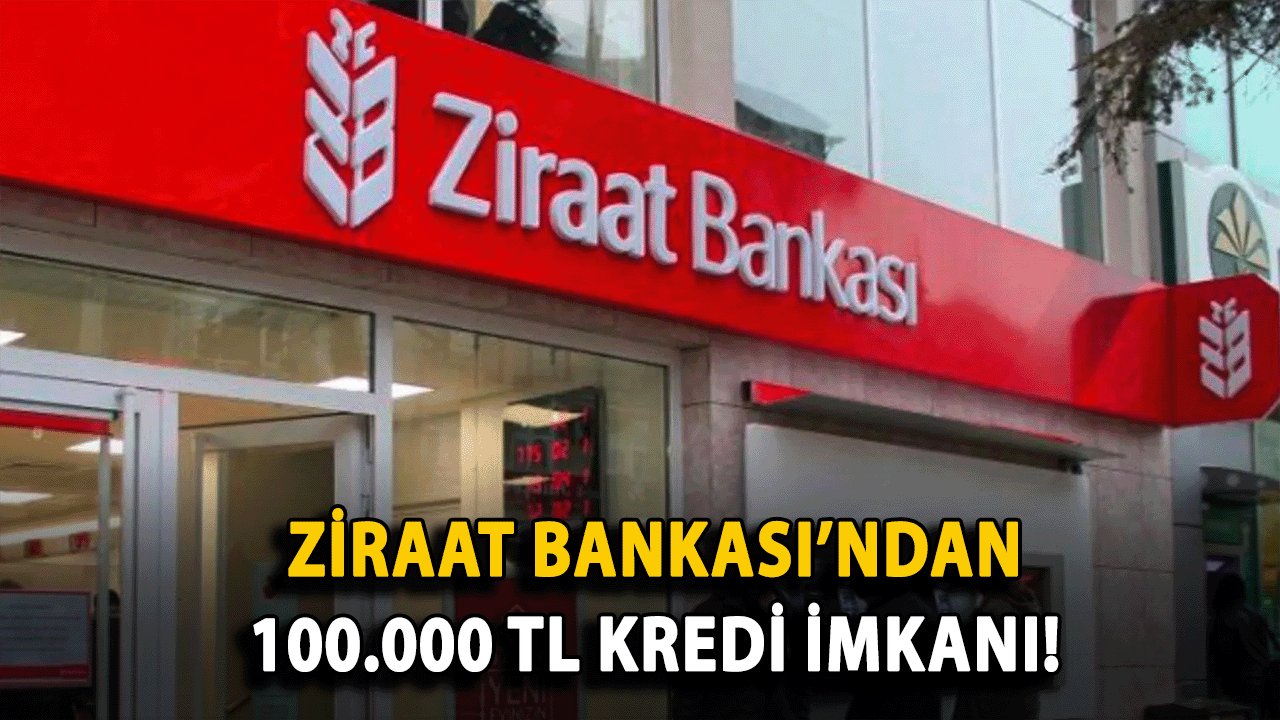 Emeklilere Özel Fırsat: Ziraat Bankası’ndan 100.000 TL Kredi İmkanı!