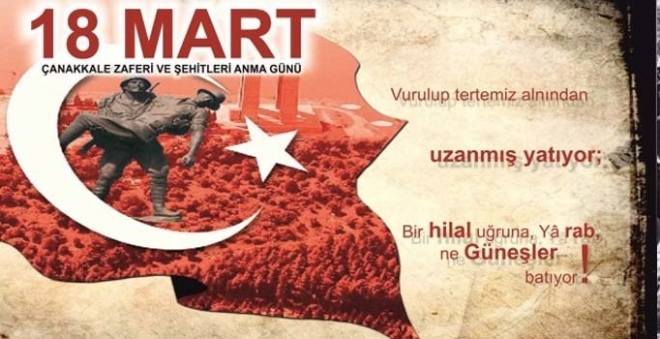 18 Mart Mart Çanakkale Zaferi ve Şehitleri Anma Günü