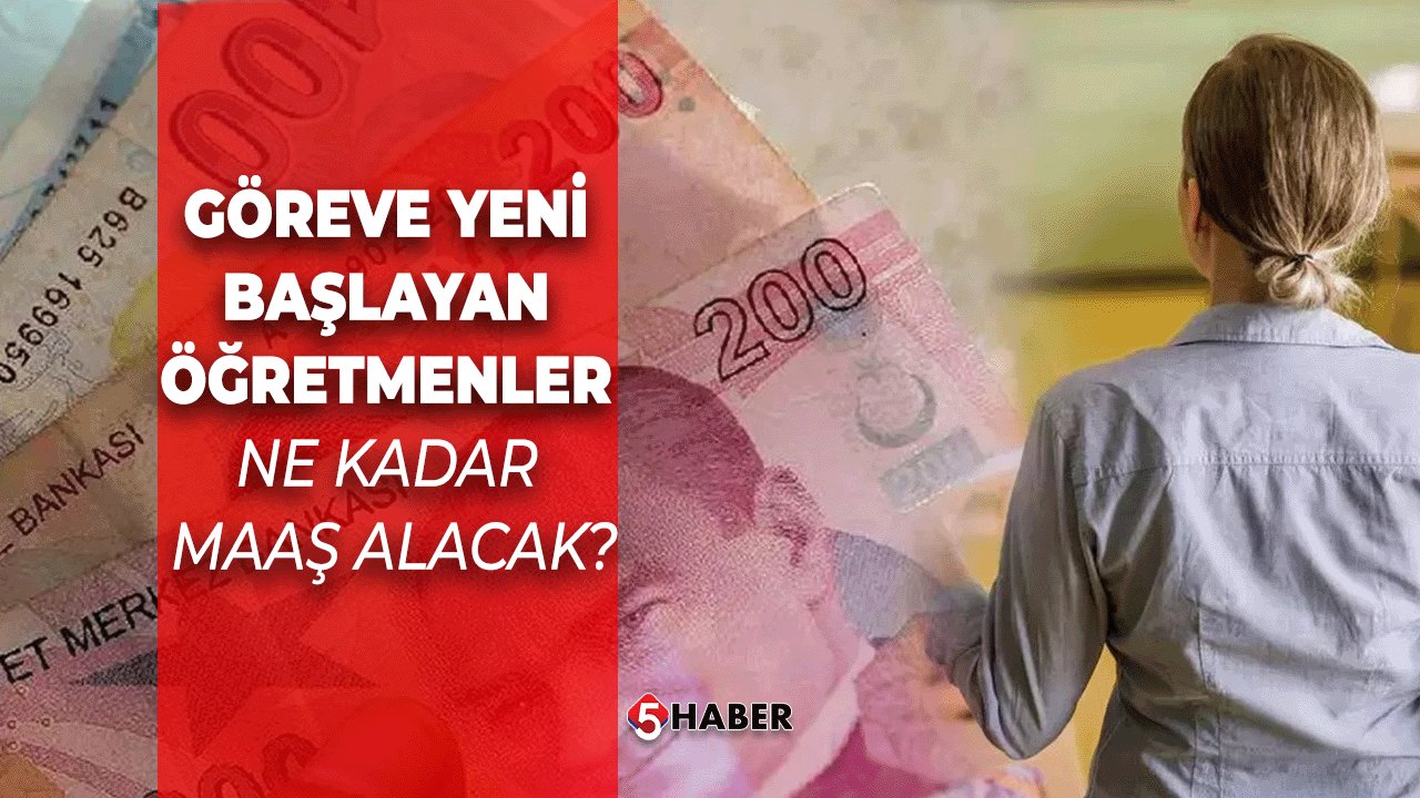 Göreve Yeni Başlayan Öğretmenler Ne Kadar Maaş Alacak?